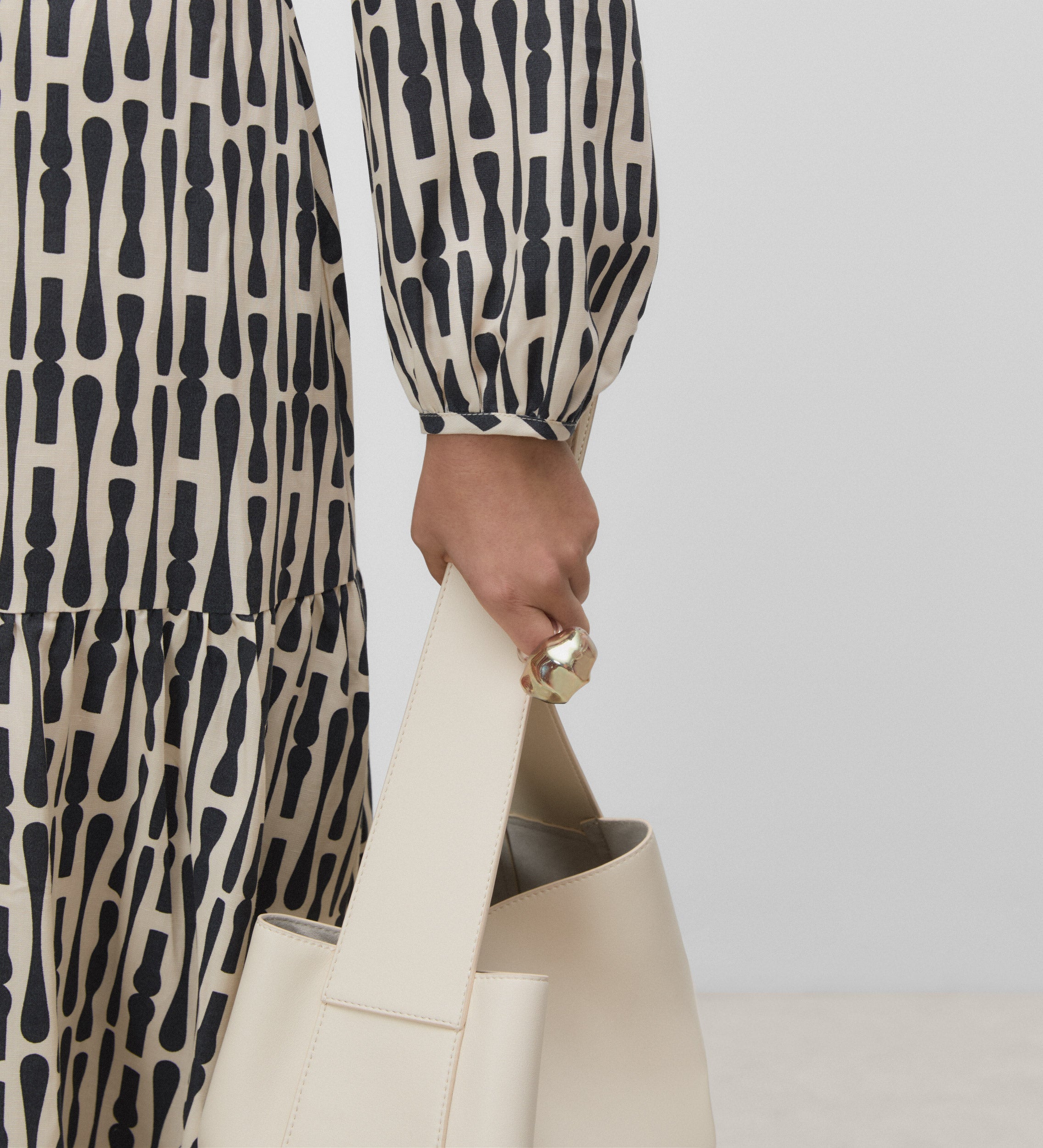 Long printed dress
