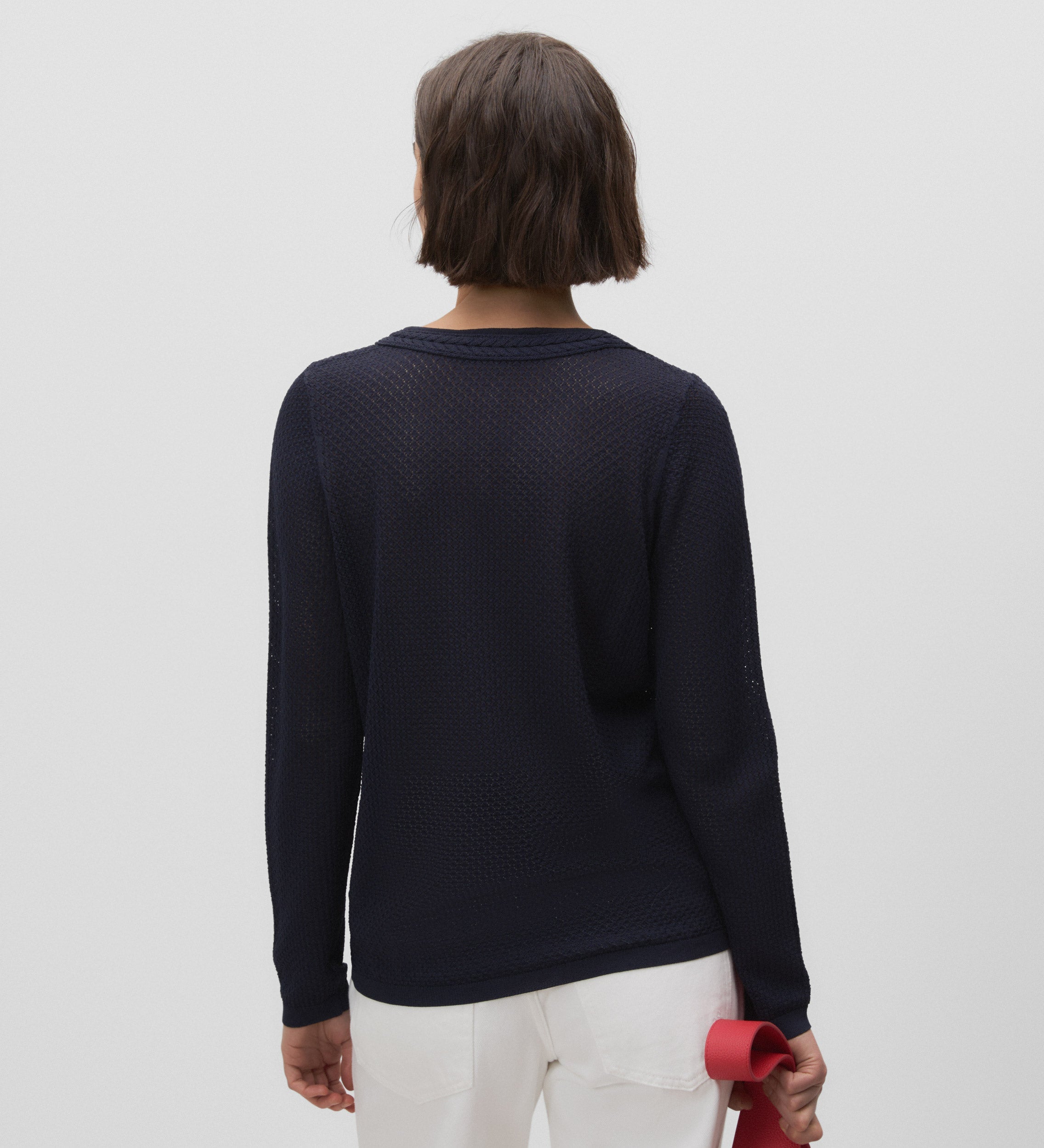 Tricot zipper jacket