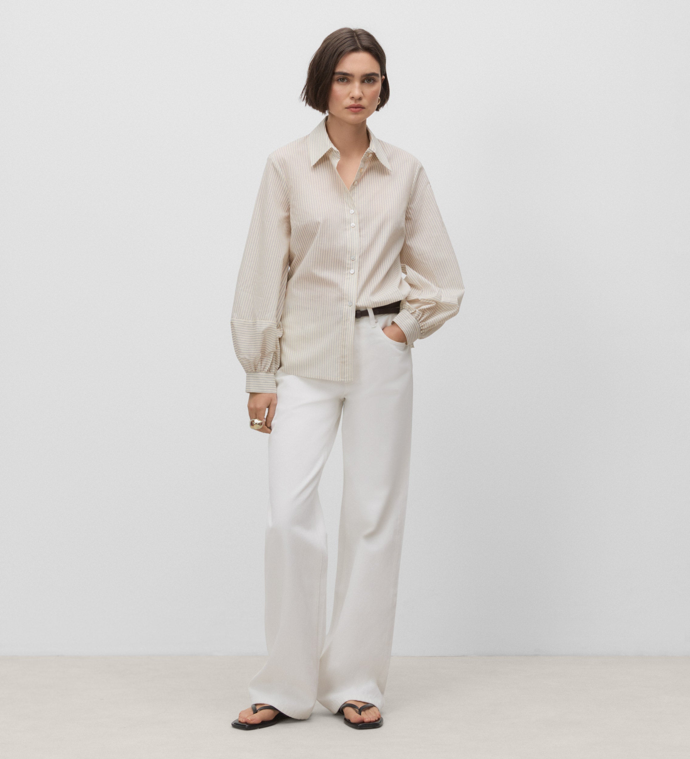 Ball sleeve blouse