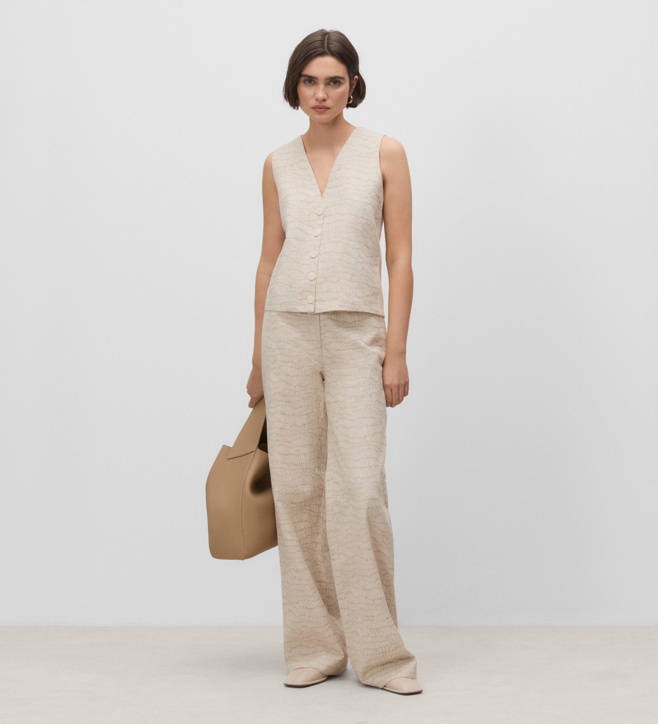 Pantalón jacquard