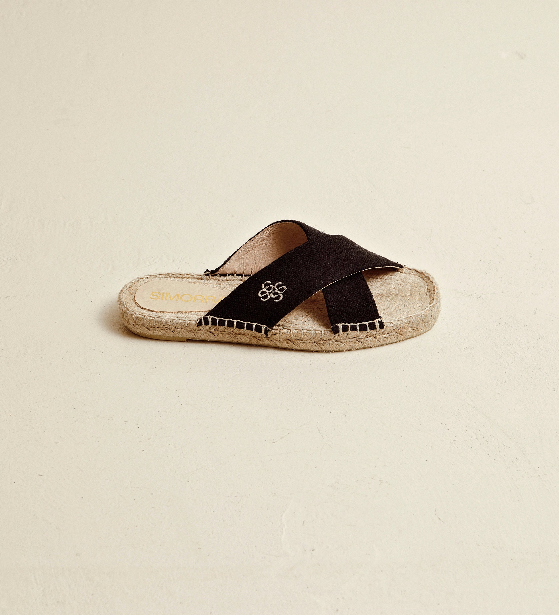 Esparto and linen sandal