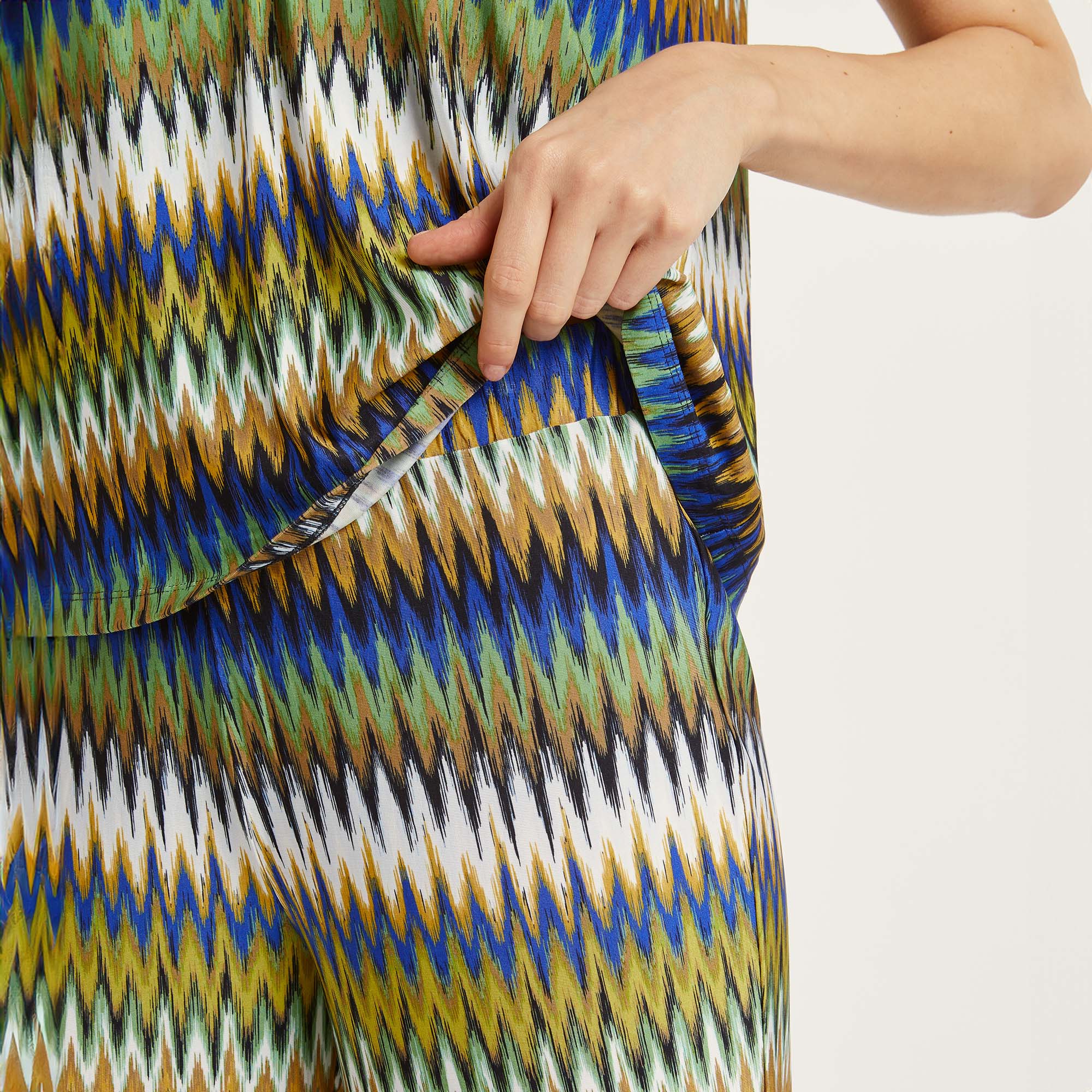 Pantalon stretch imprimé