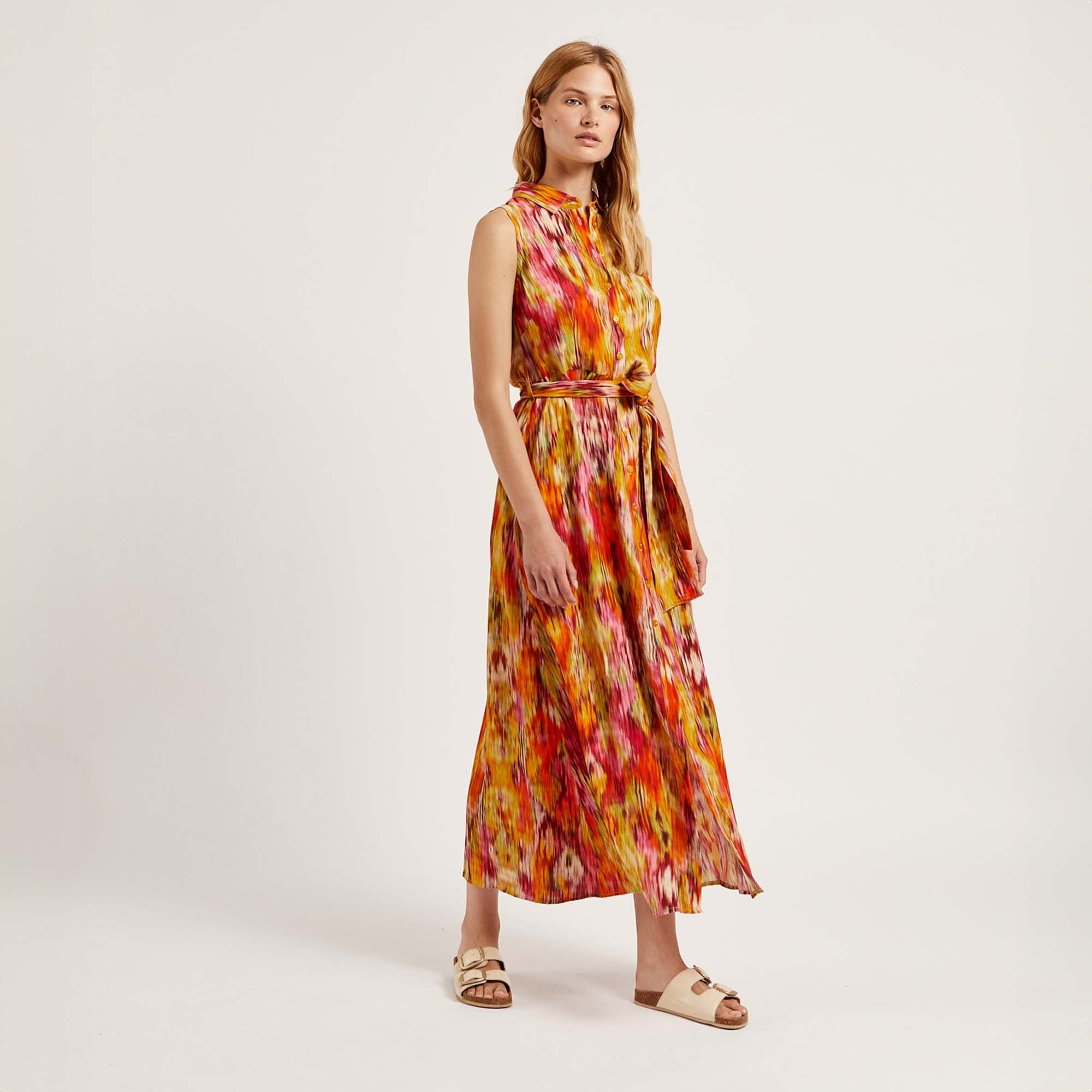 Robe chemise imprimée