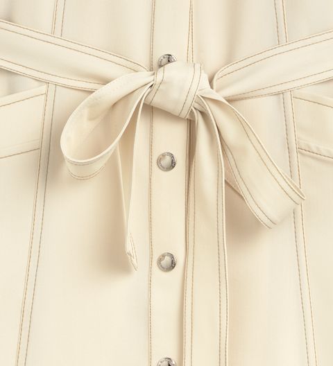 Short sleeve shirt dress