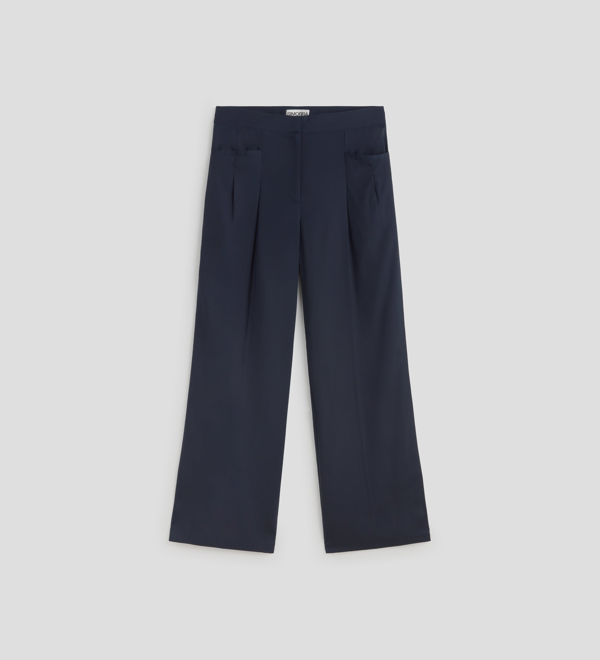 Wide leg pants with pockets