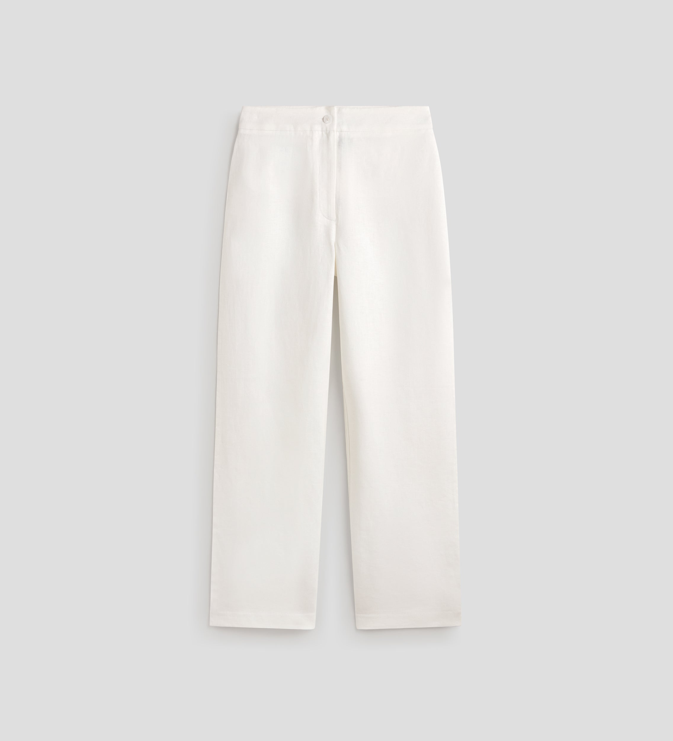 Pantalón recto lino