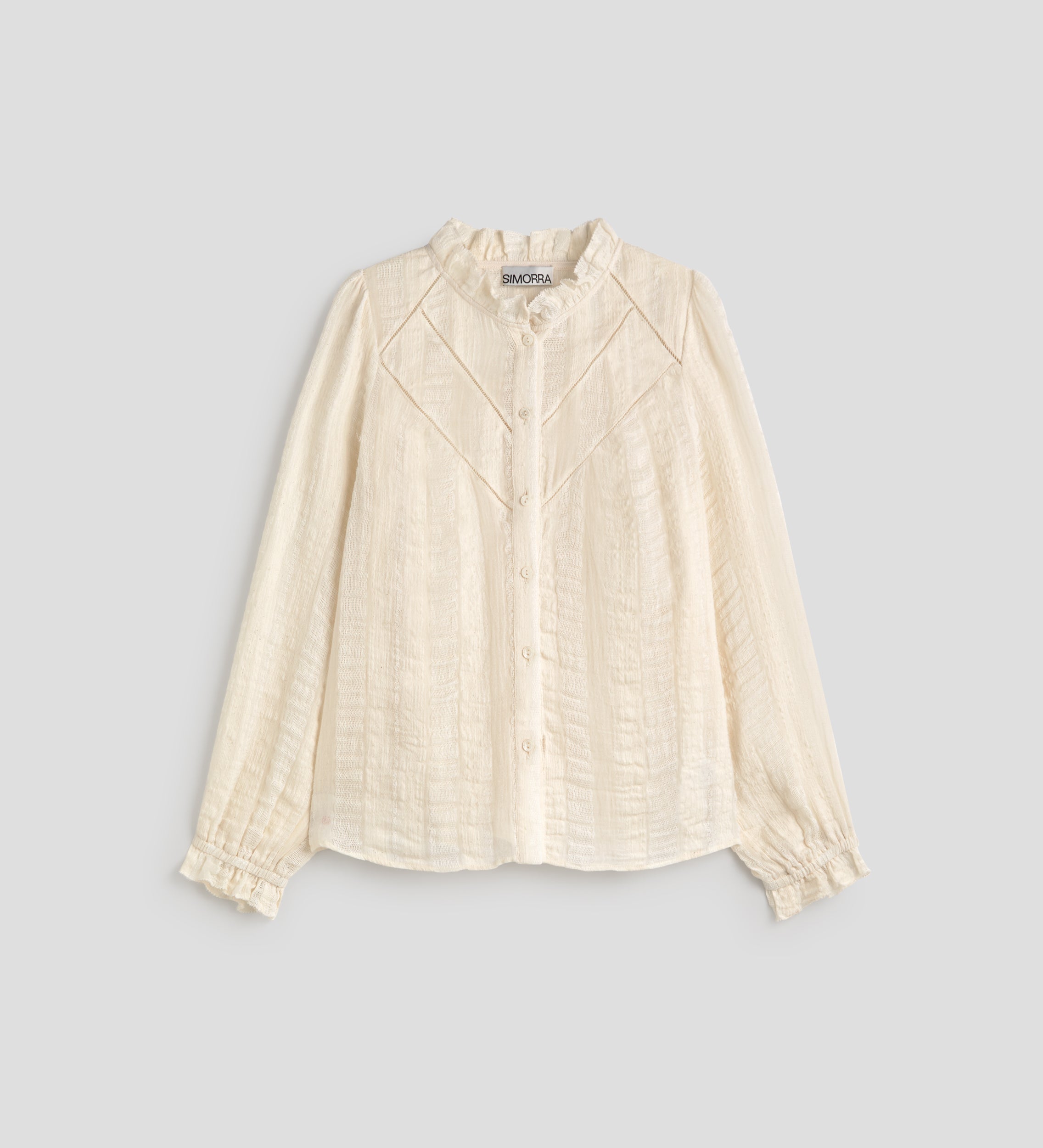 Blusa romántica textura