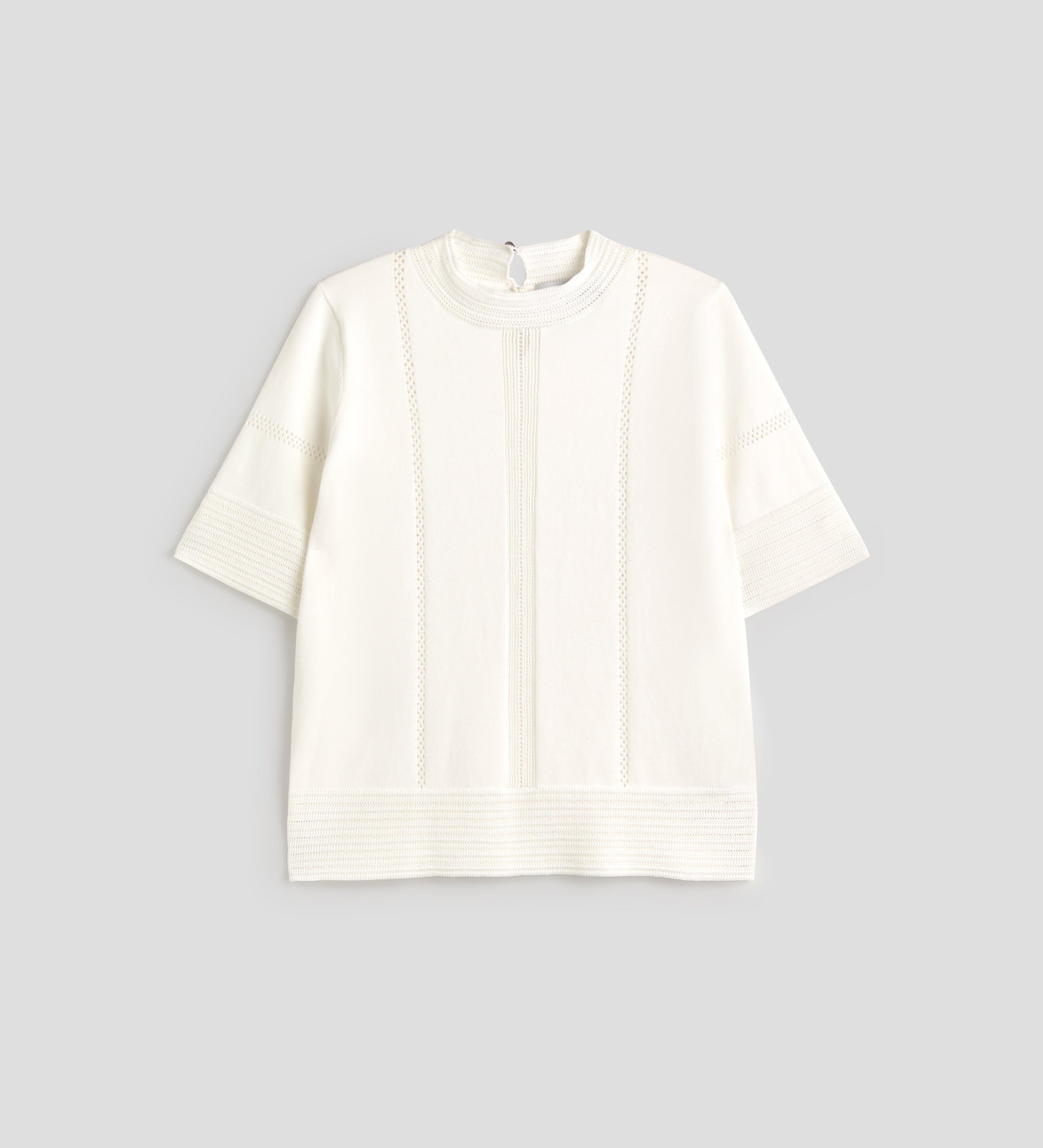 Top punto cuello perkins