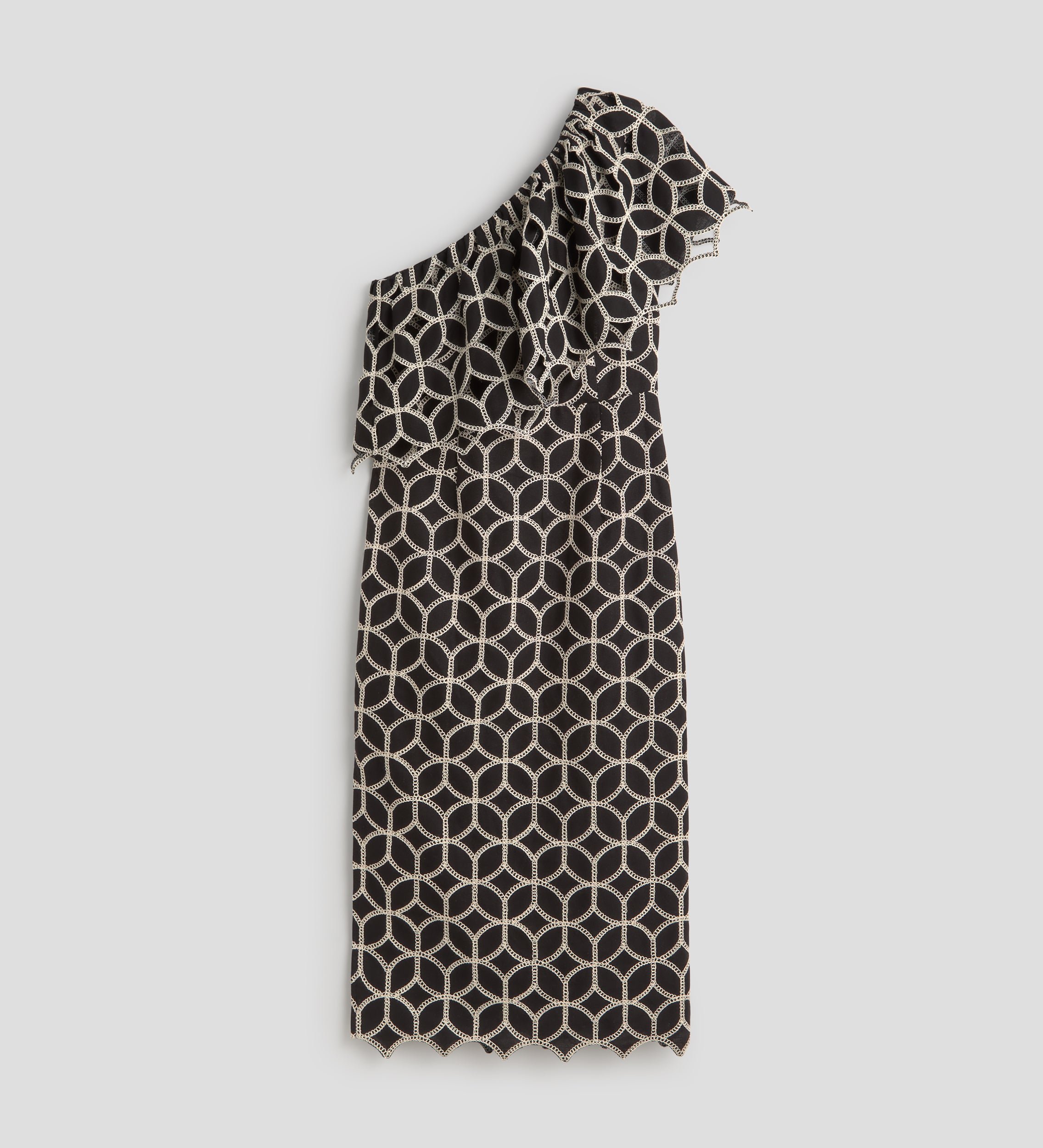 Vestido midi bordado
