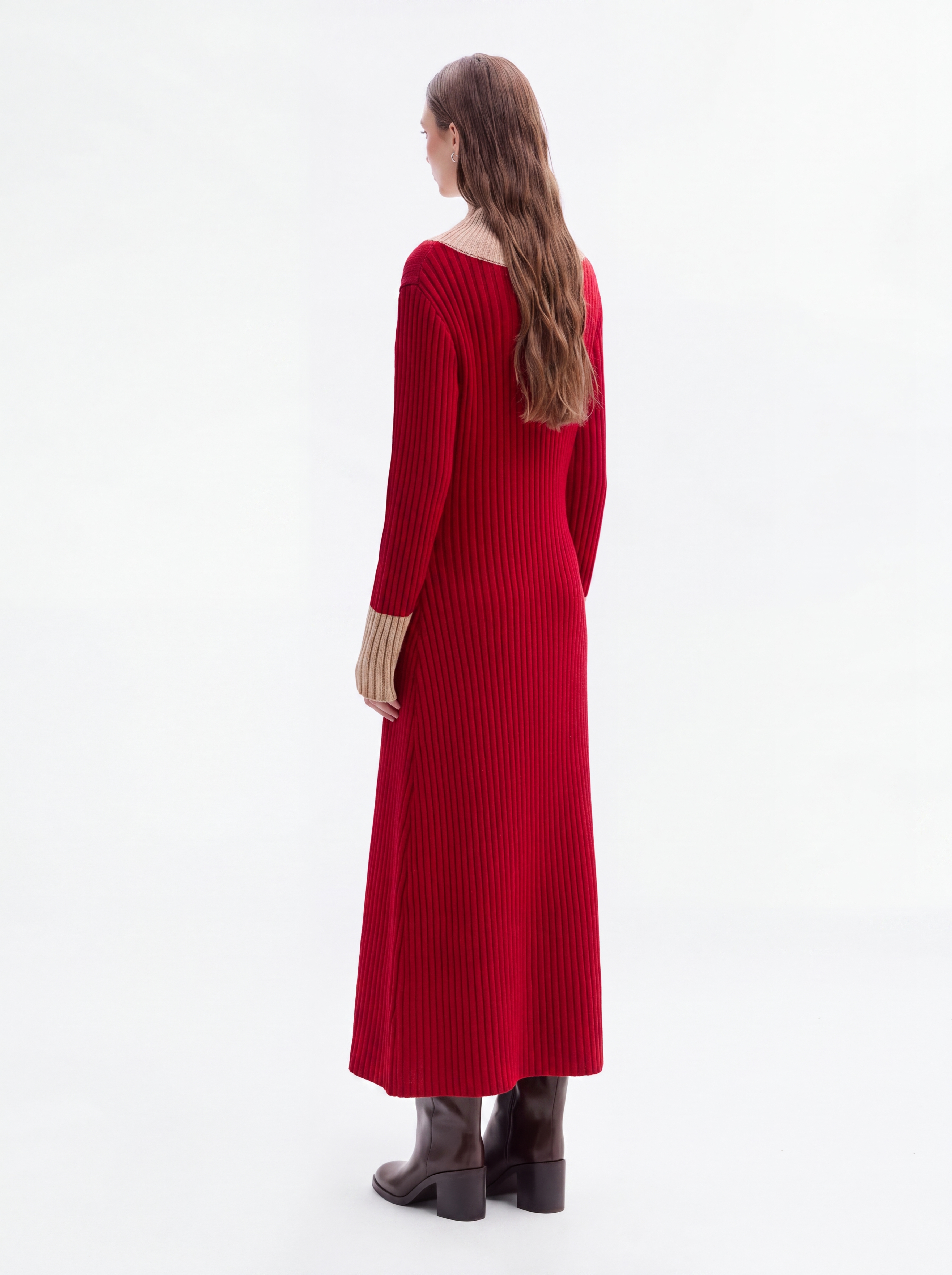 Vestido punto canalé
