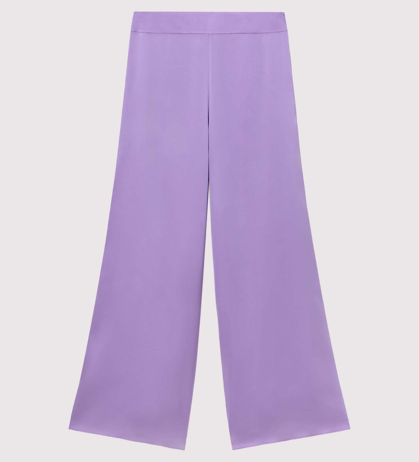 Pantalón satén ancho