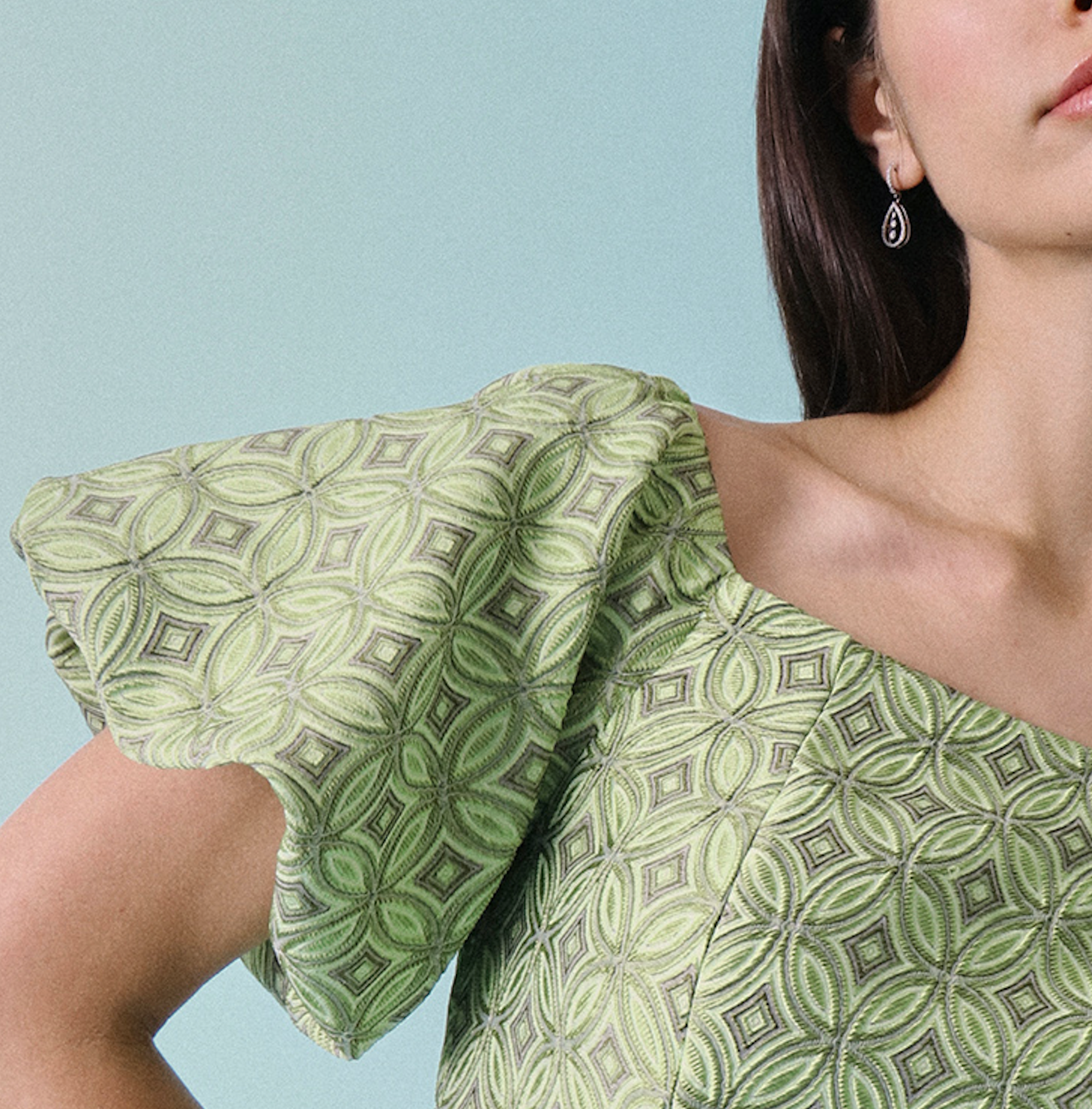 Robe crayon jacquard