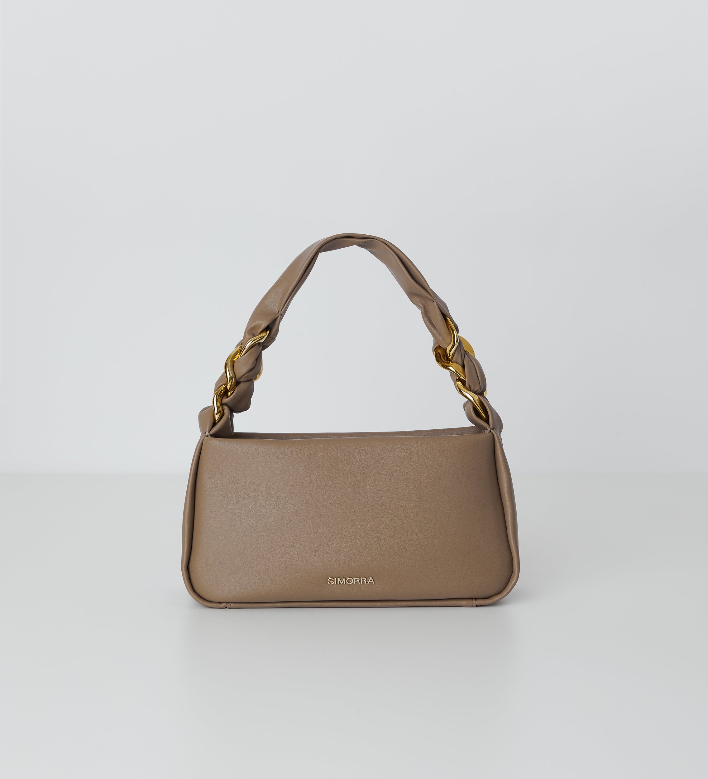 Leather shoulder bag
