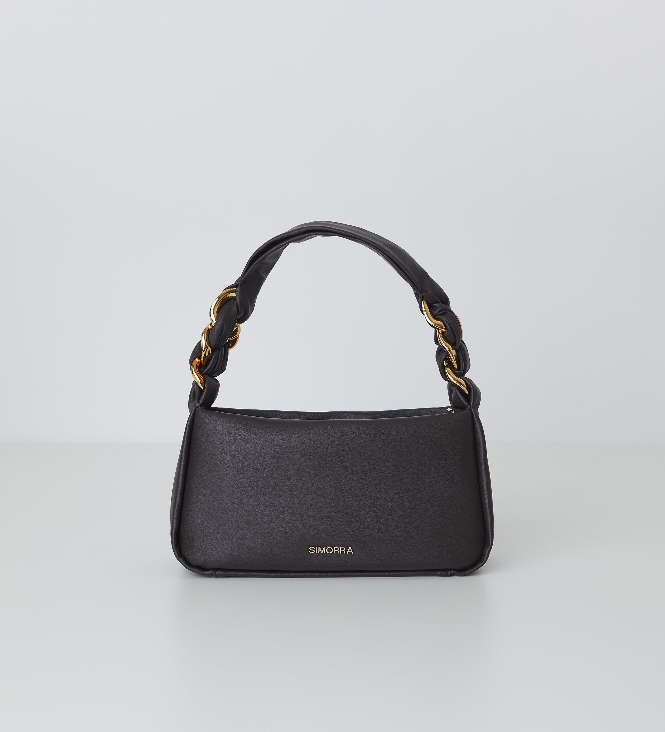 Leather shoulder bag