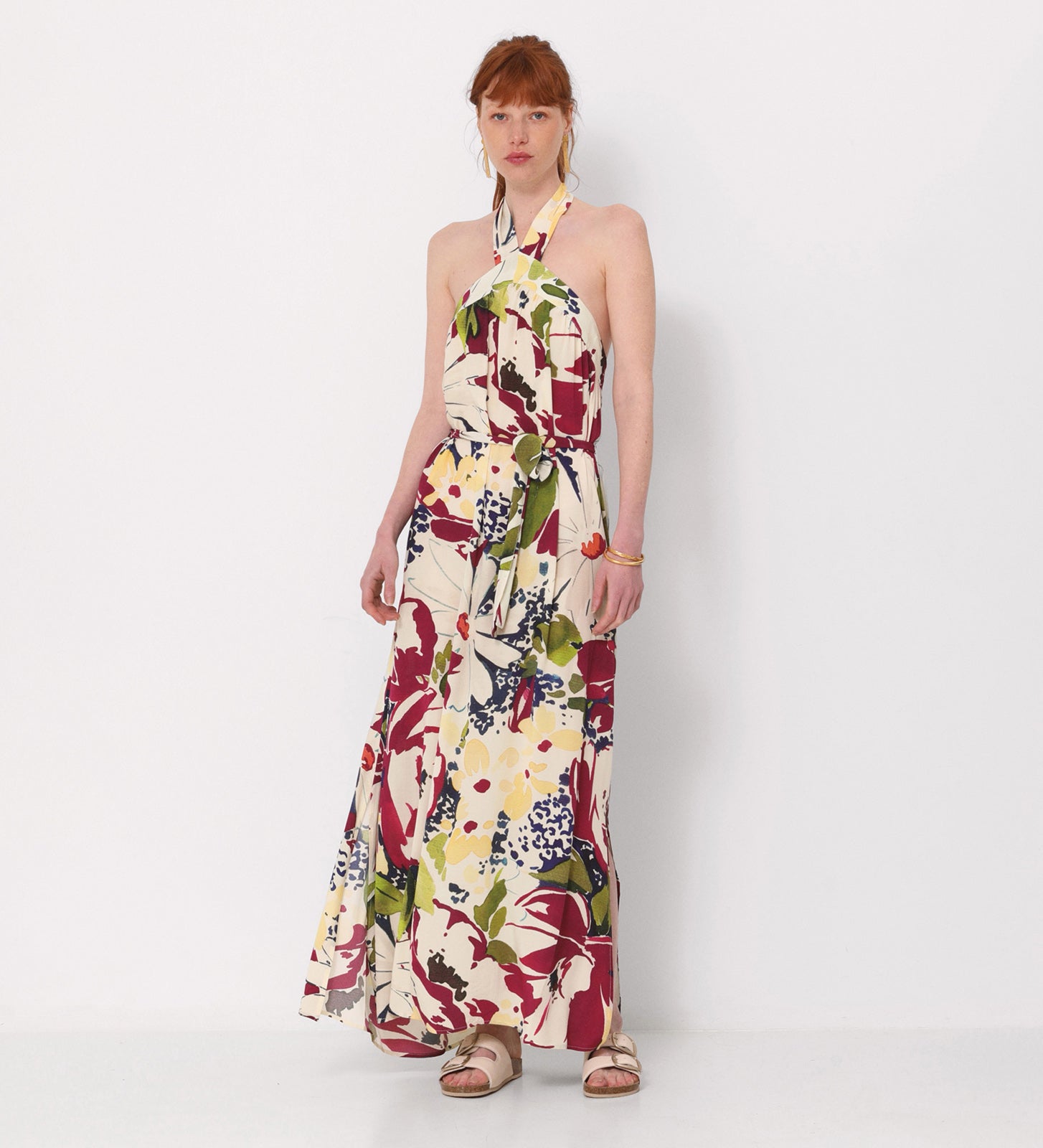 Robe longue fluide