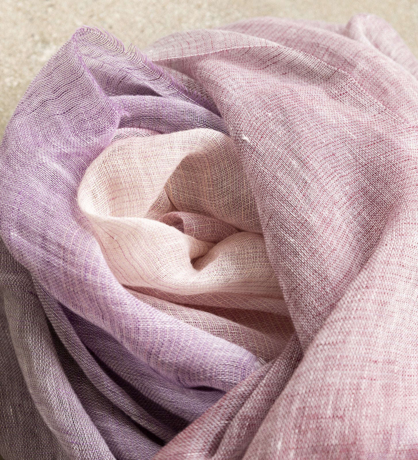 Foulard lino degradado