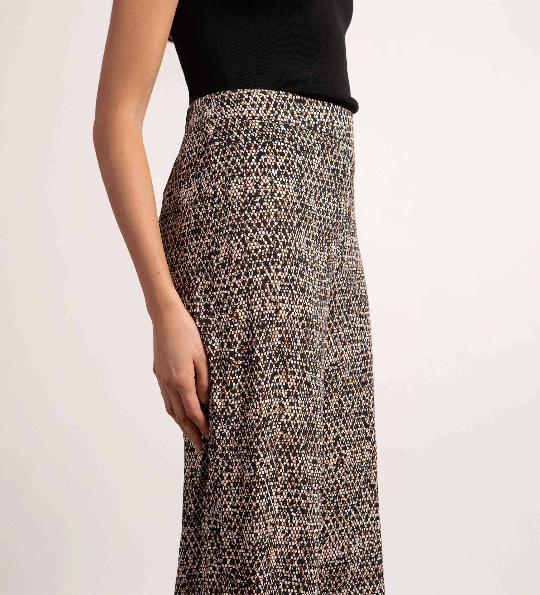 Pantalon imprimé fluide