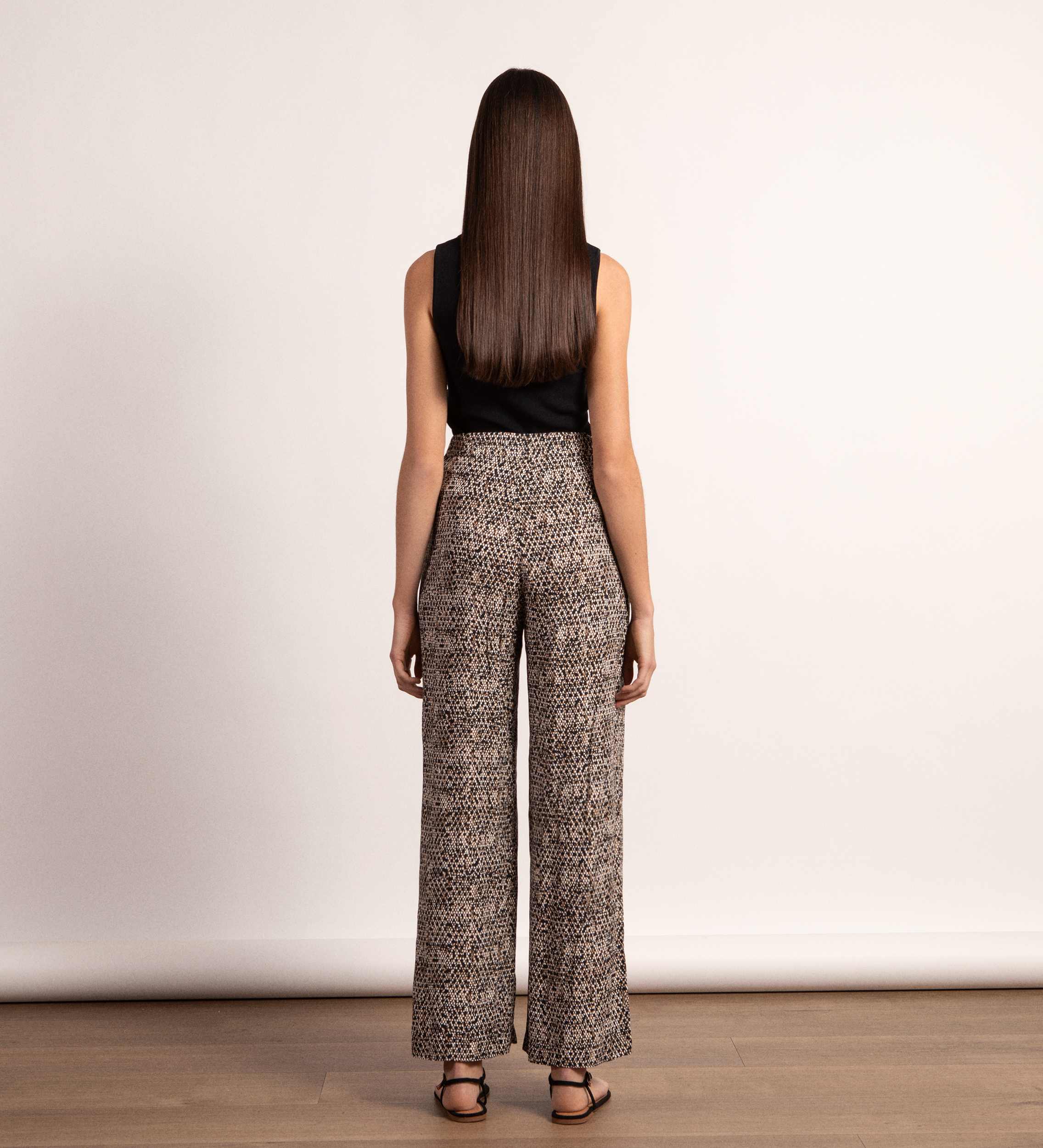 Pantalon imprimé fluide