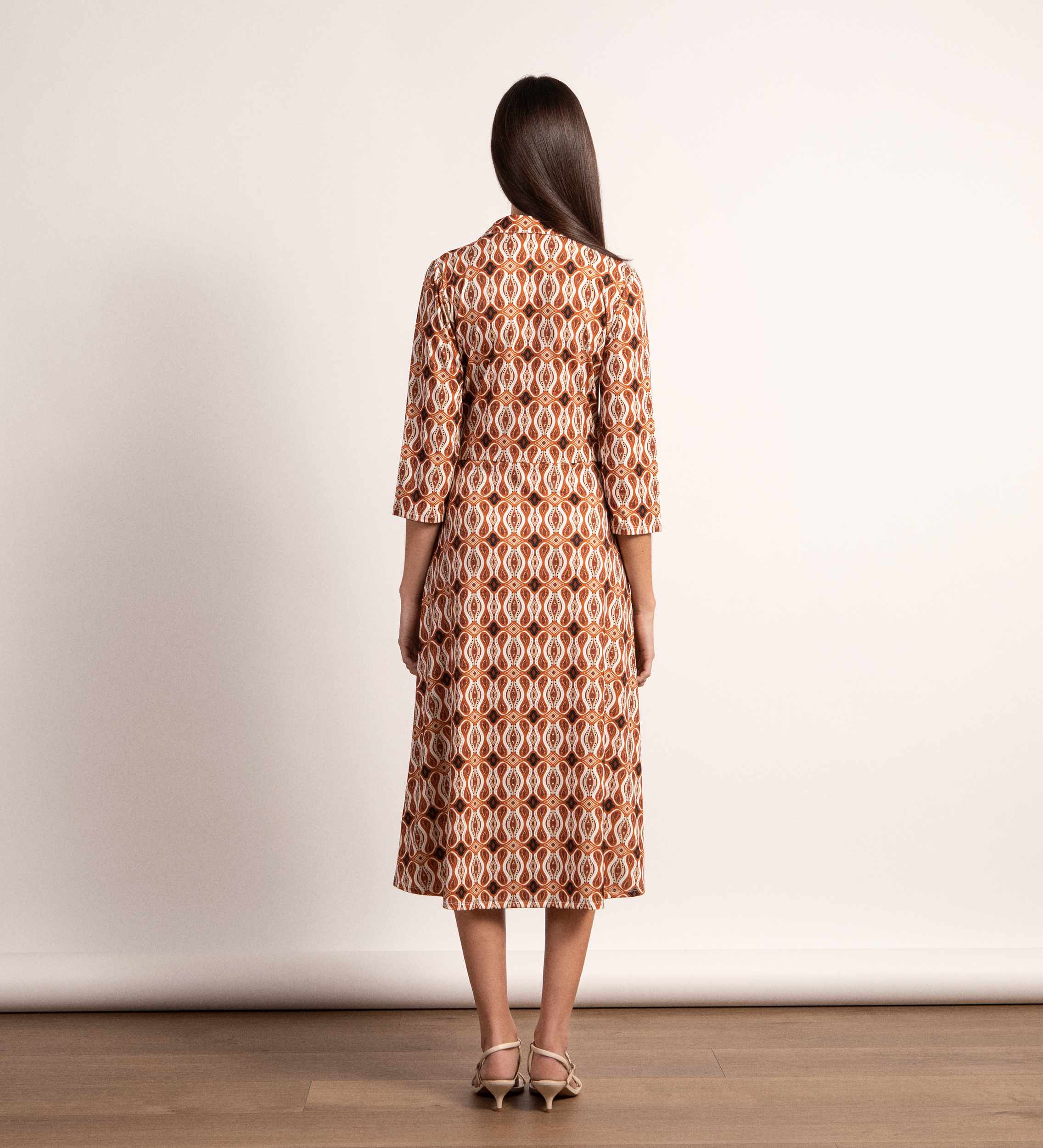 Vestido midi punto