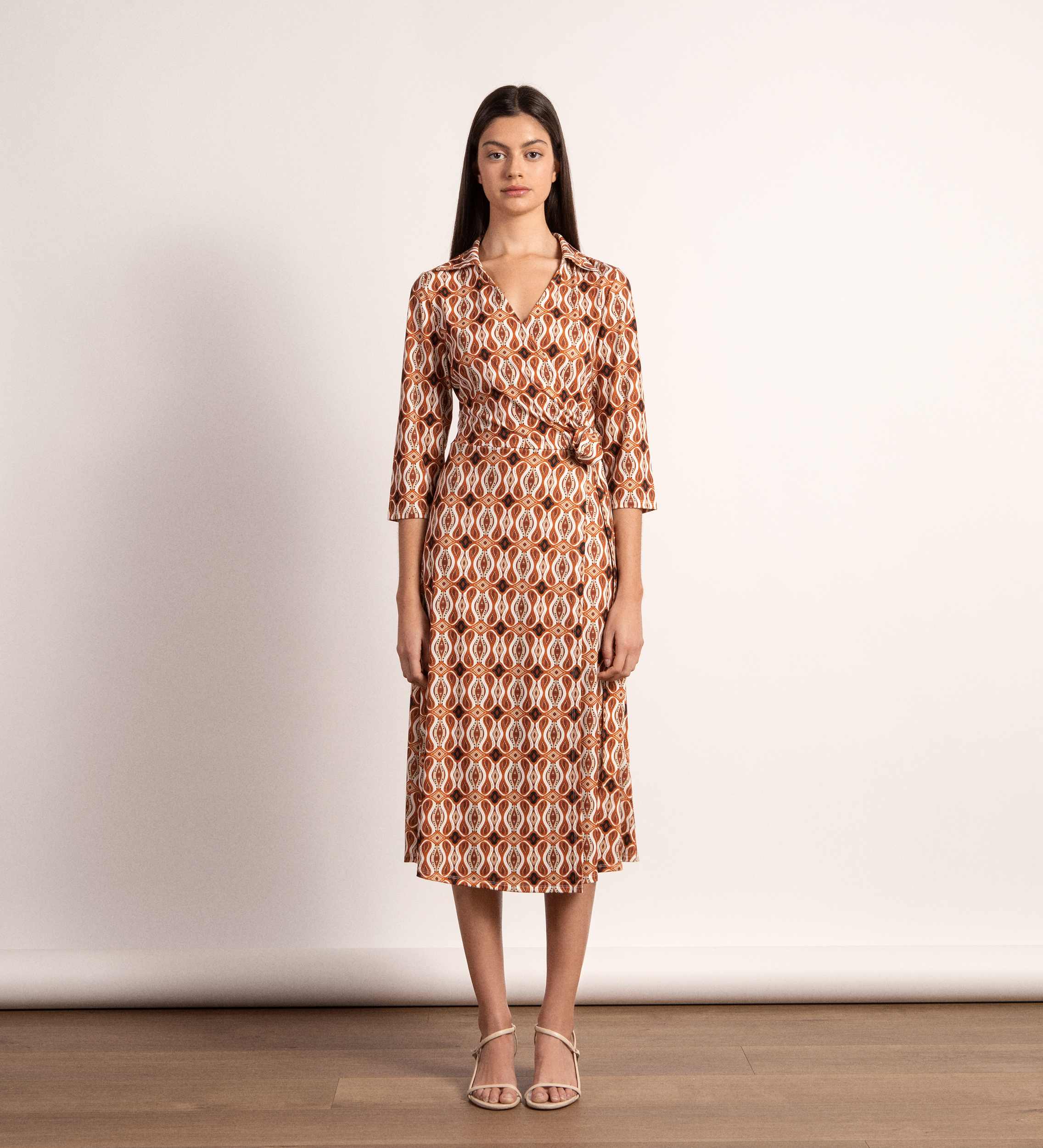Vestido midi punto