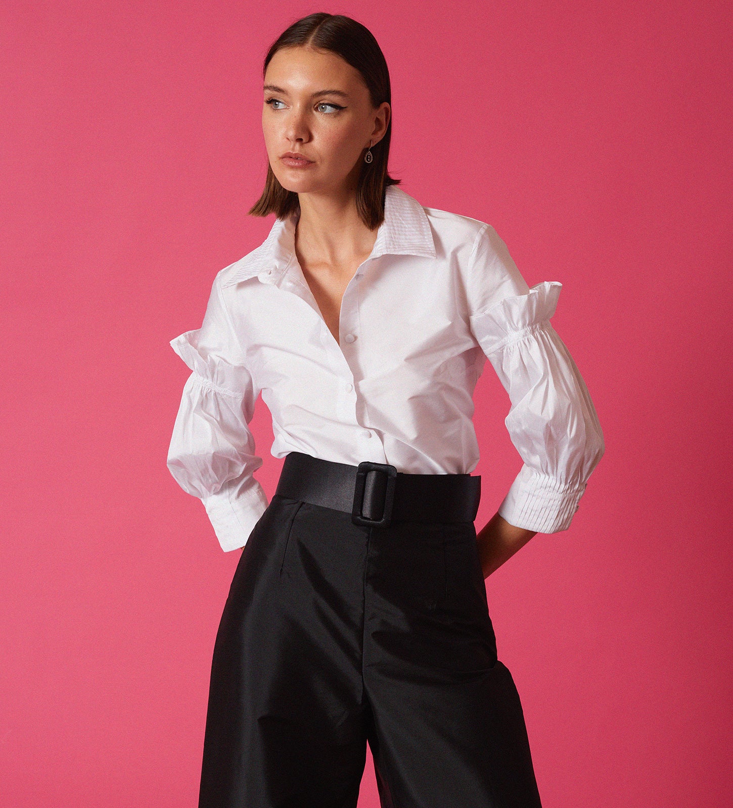 Three-quarter sleeve shirt