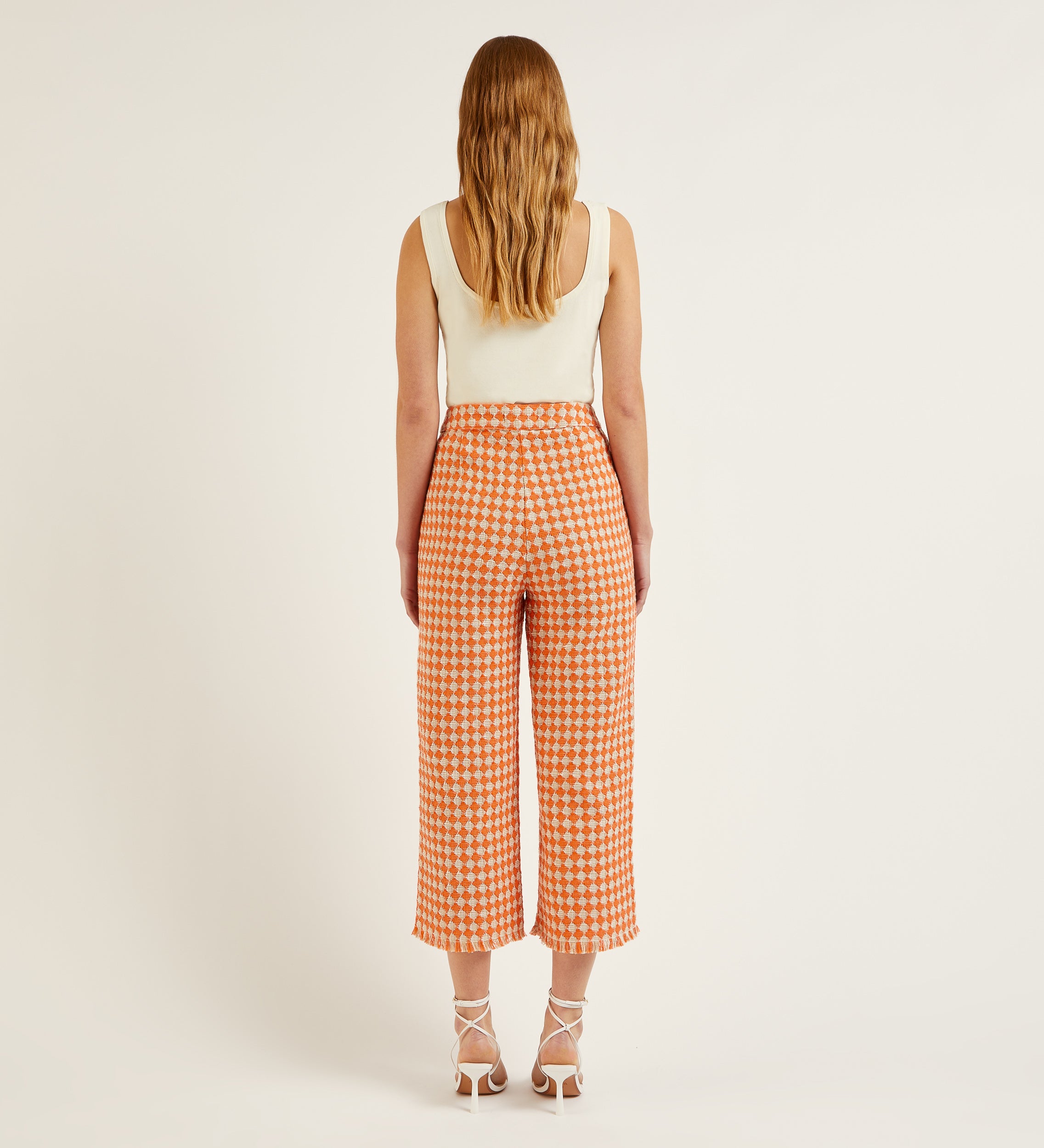 Pantalon en tweed