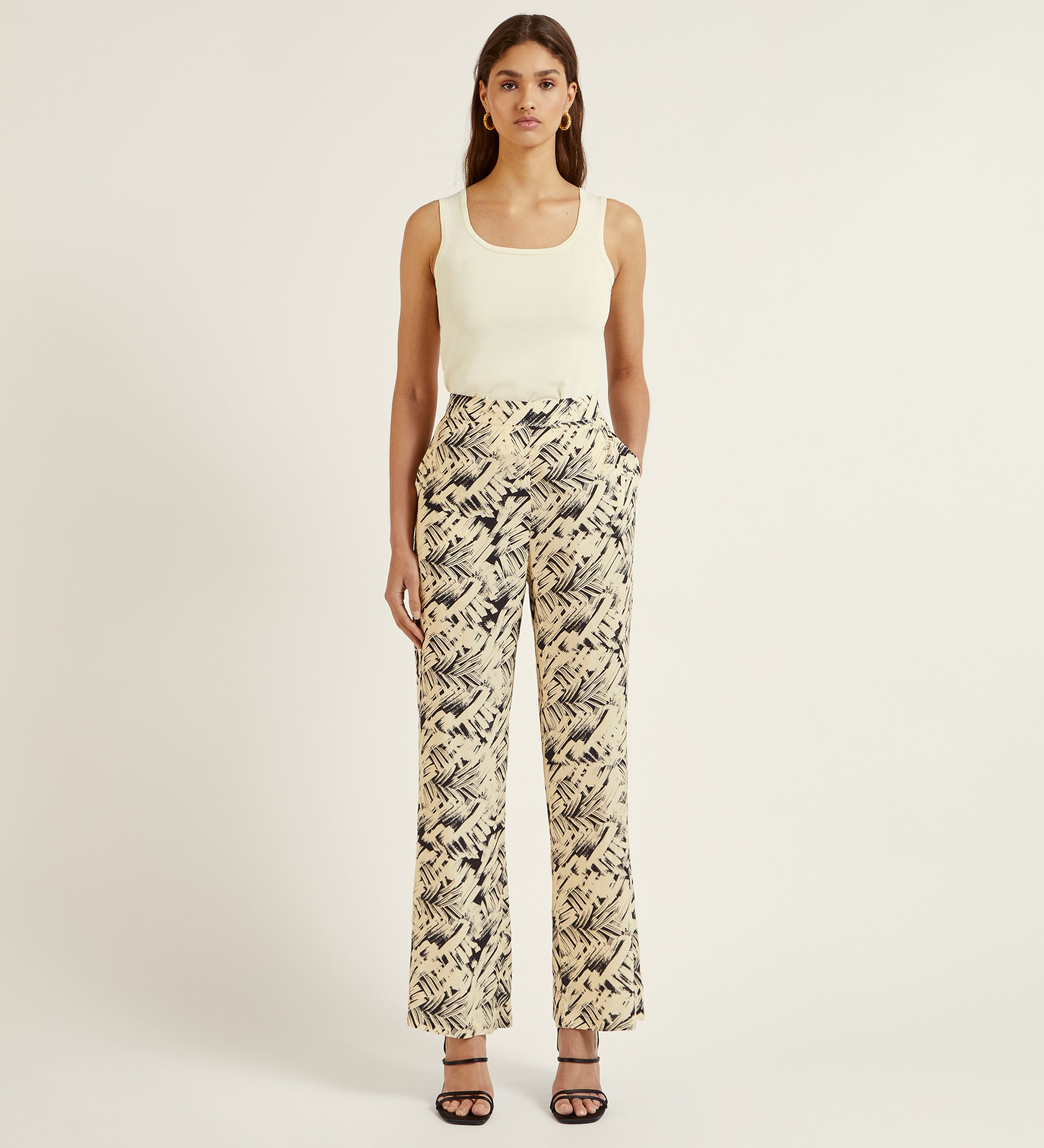 Pantalon court imprimé