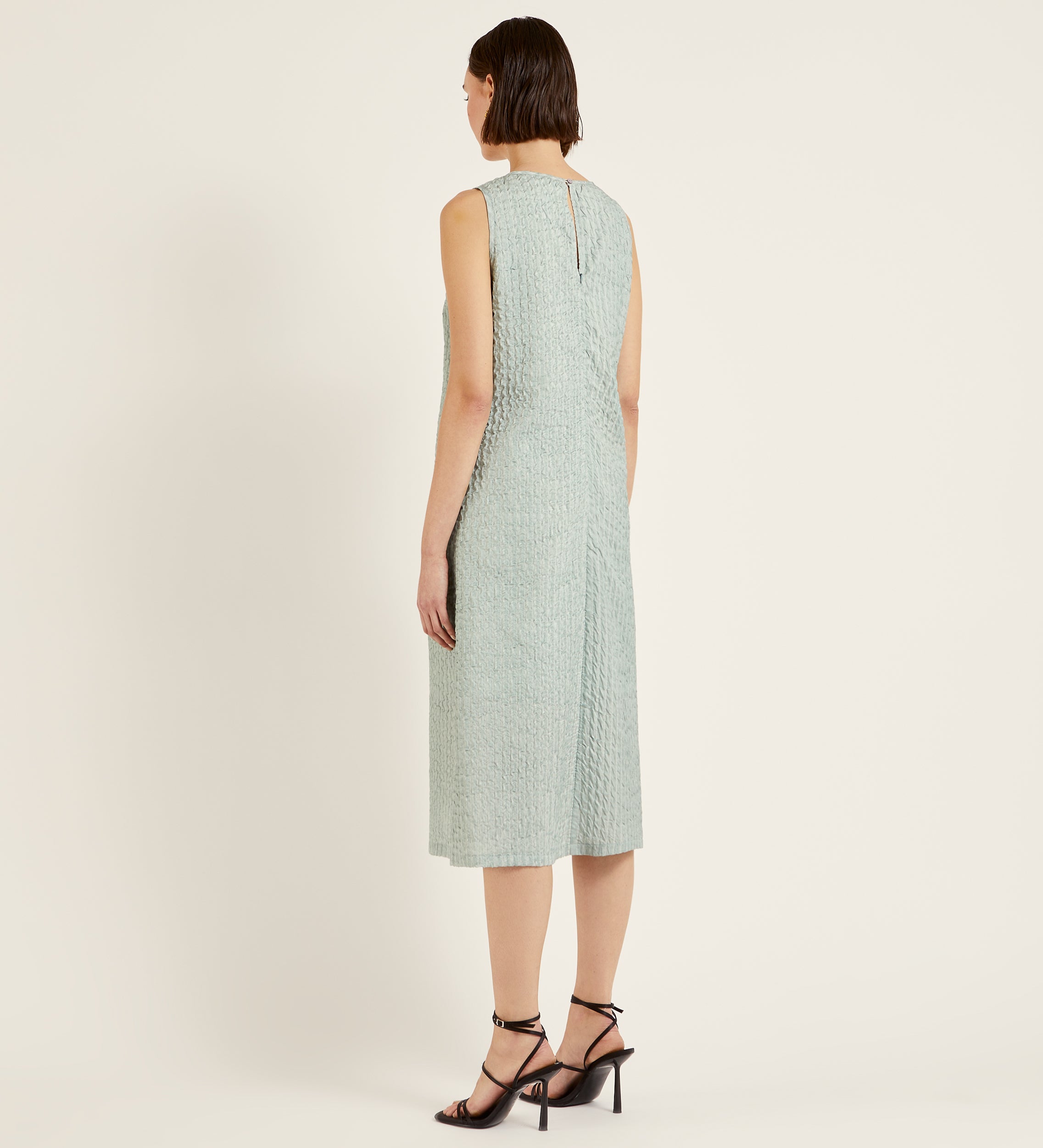 Vestido midi textura