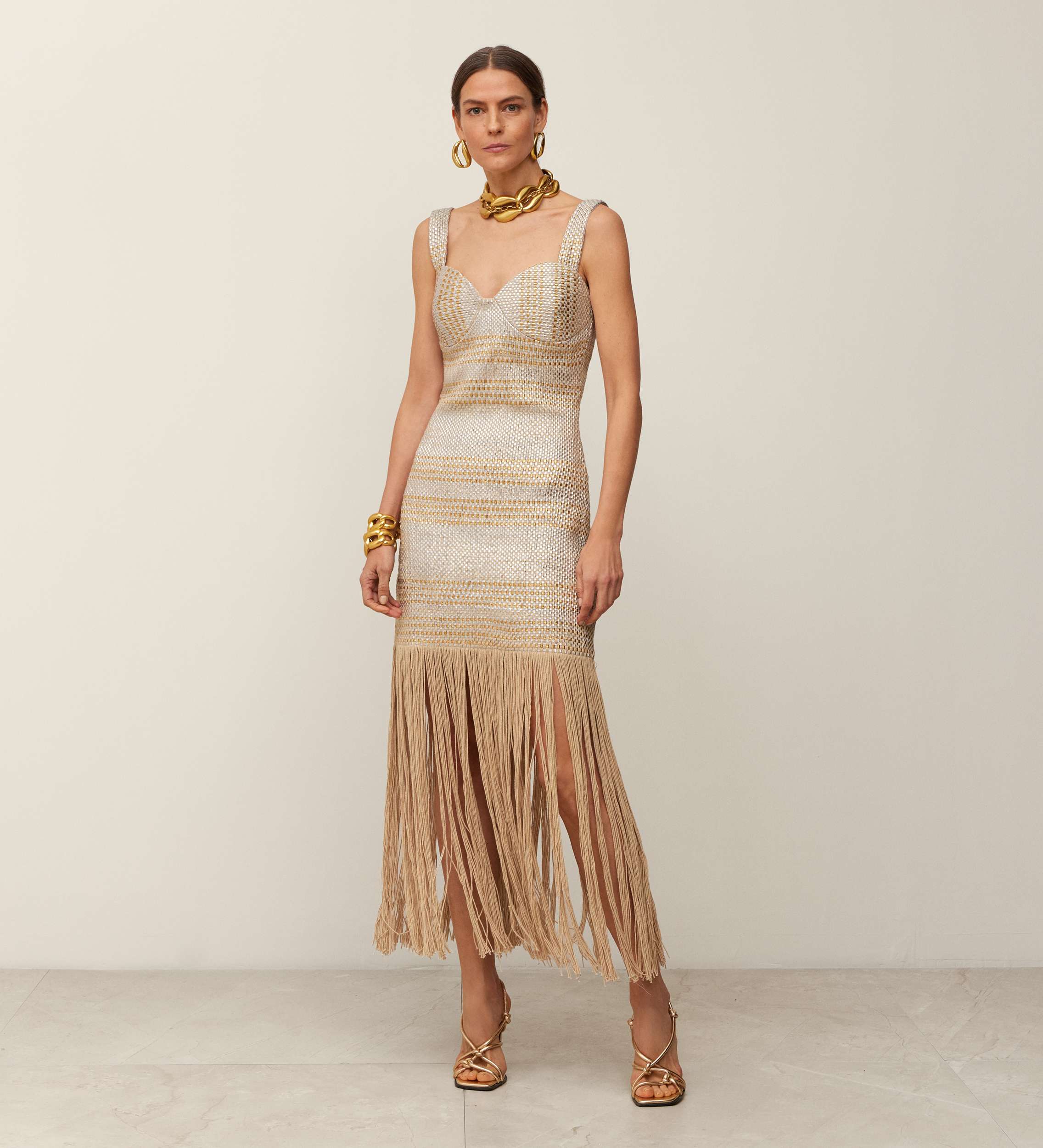 Vestido largo tirantes